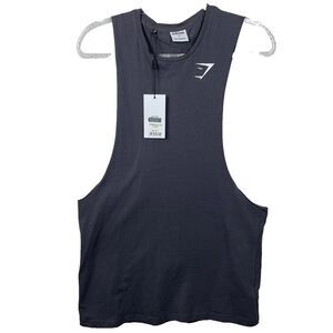 Gymshark Shirt Men's NWT's Grey Tank Top Muscle Sleeveless Gym‎ Lift Exercise Sm